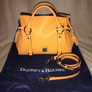 Dooney & Bourke Small Pebbled Leather Satchel
